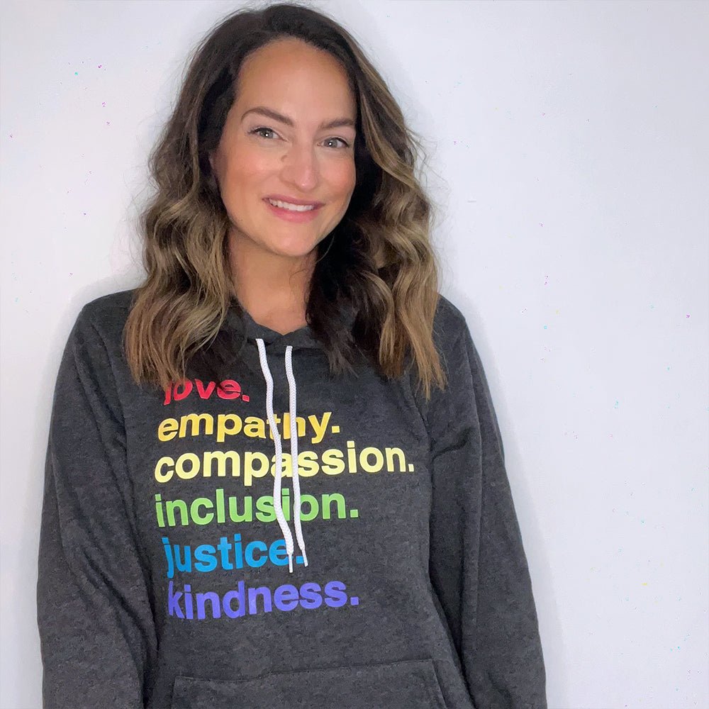 'Kindness Is' Pride Pullover Fleece shirts La Vie Bien 'Kindness Is' Pride Pullover Fleece