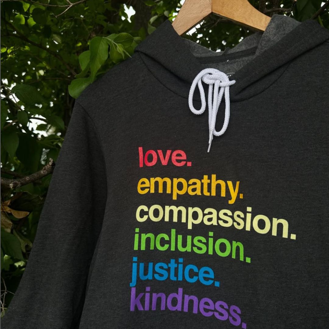 'Kindness Is' Pride Pullover Fleece shirts La Vie Bien 'Kindness Is' Pride Pullover Fleece