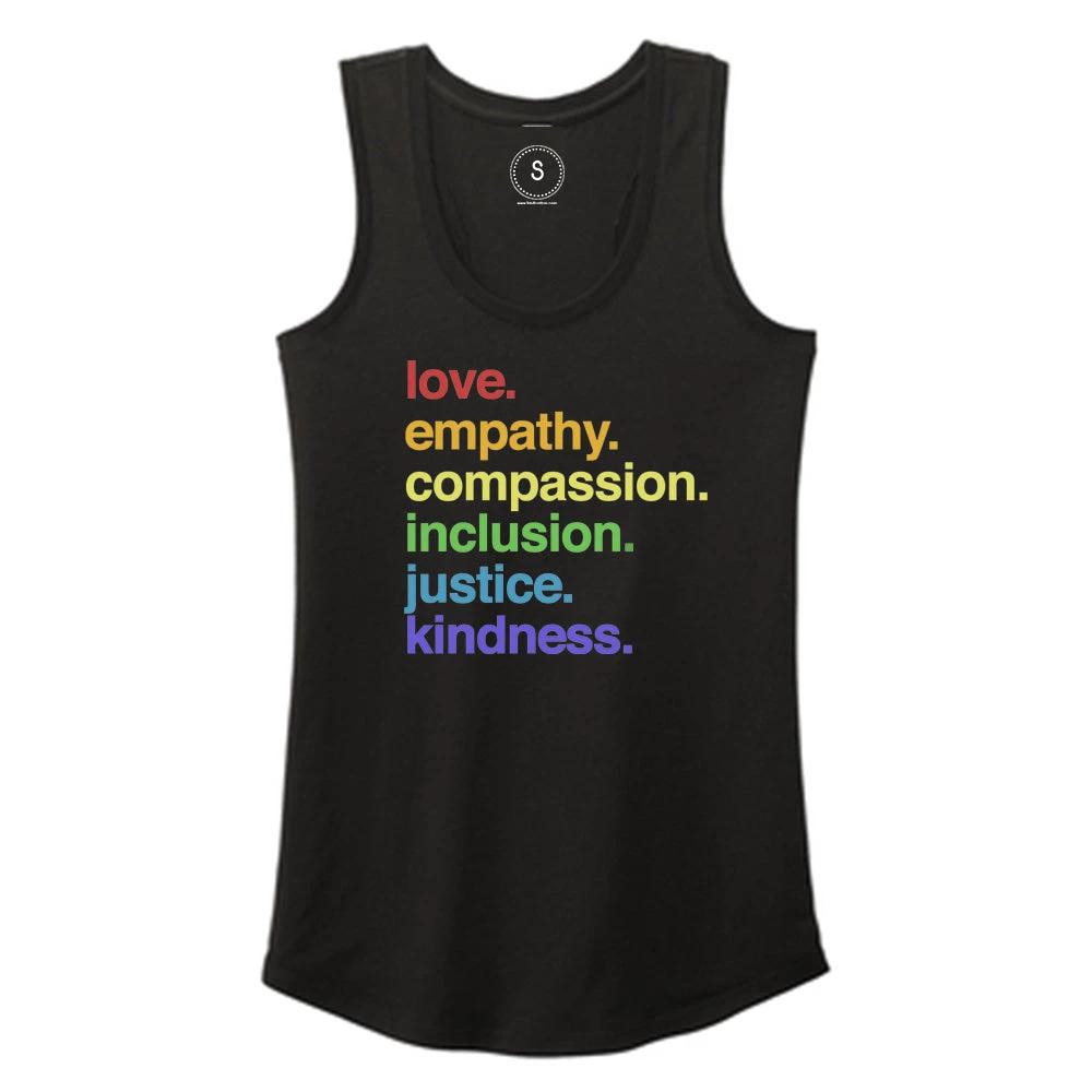 'Kindness is' Pride Racerback by Kind Cotton