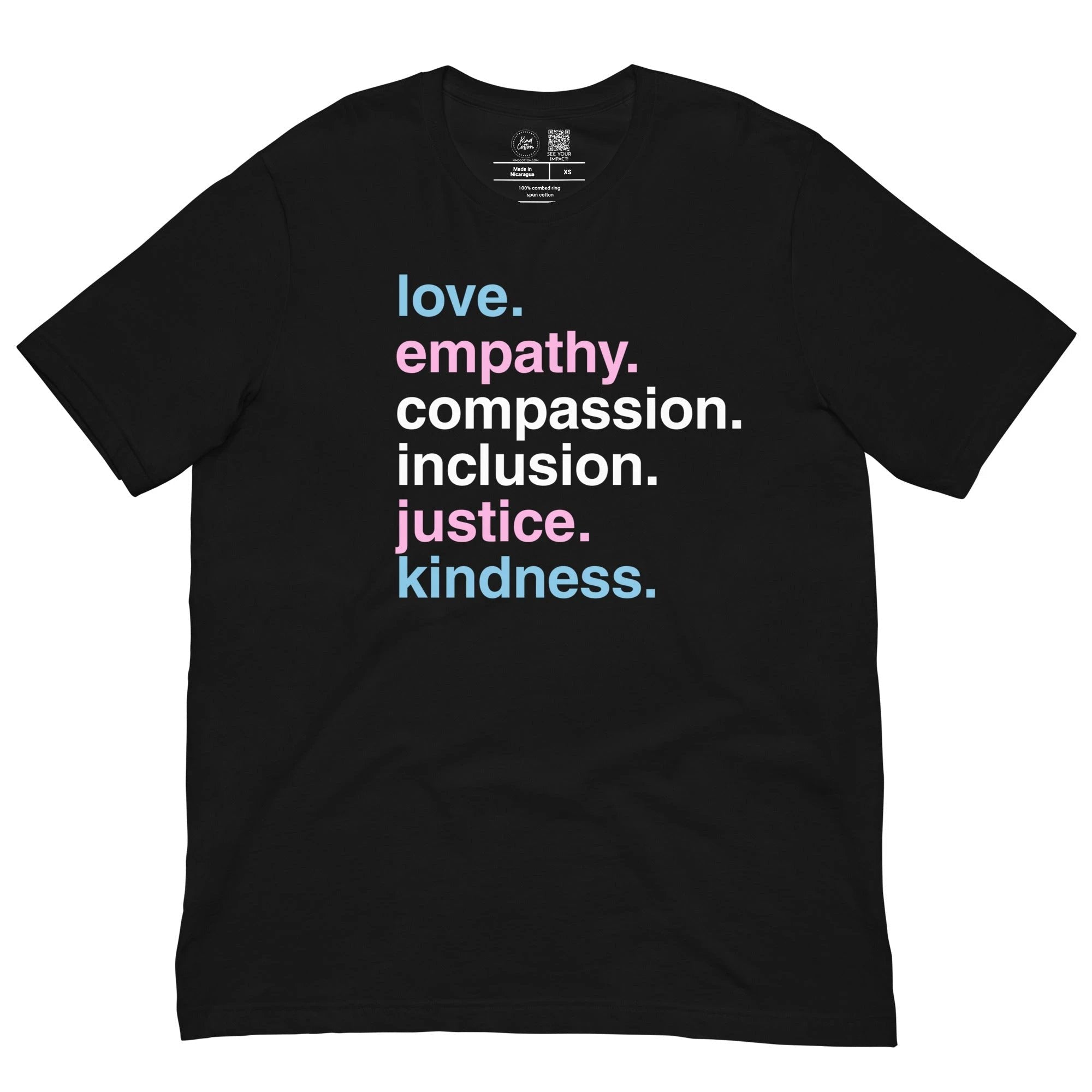 'Kindness Is' Trans Pride Classic Tee by Kind Cotton