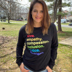 'Kindness Is' Pride Classic Long Sleeve by Kind Cotton