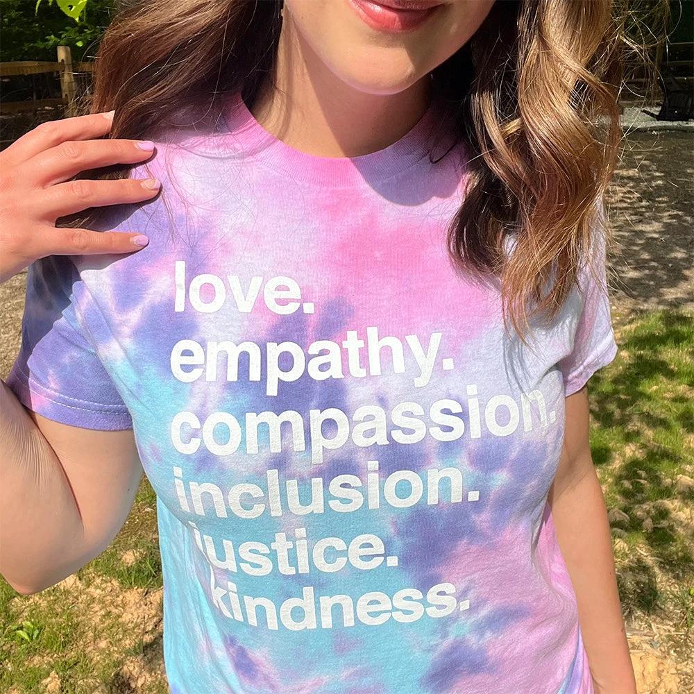 'Kindness is' Tie Dye Classic Tee by Kind Cotton