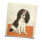 King Charles Spaniel Dog Swedish Dishcloth | Sweetgum Home Swedish Dishcloths La Vie Bien King Charles Spaniel Dog Swedish Dishcloth | Sweetgum Home