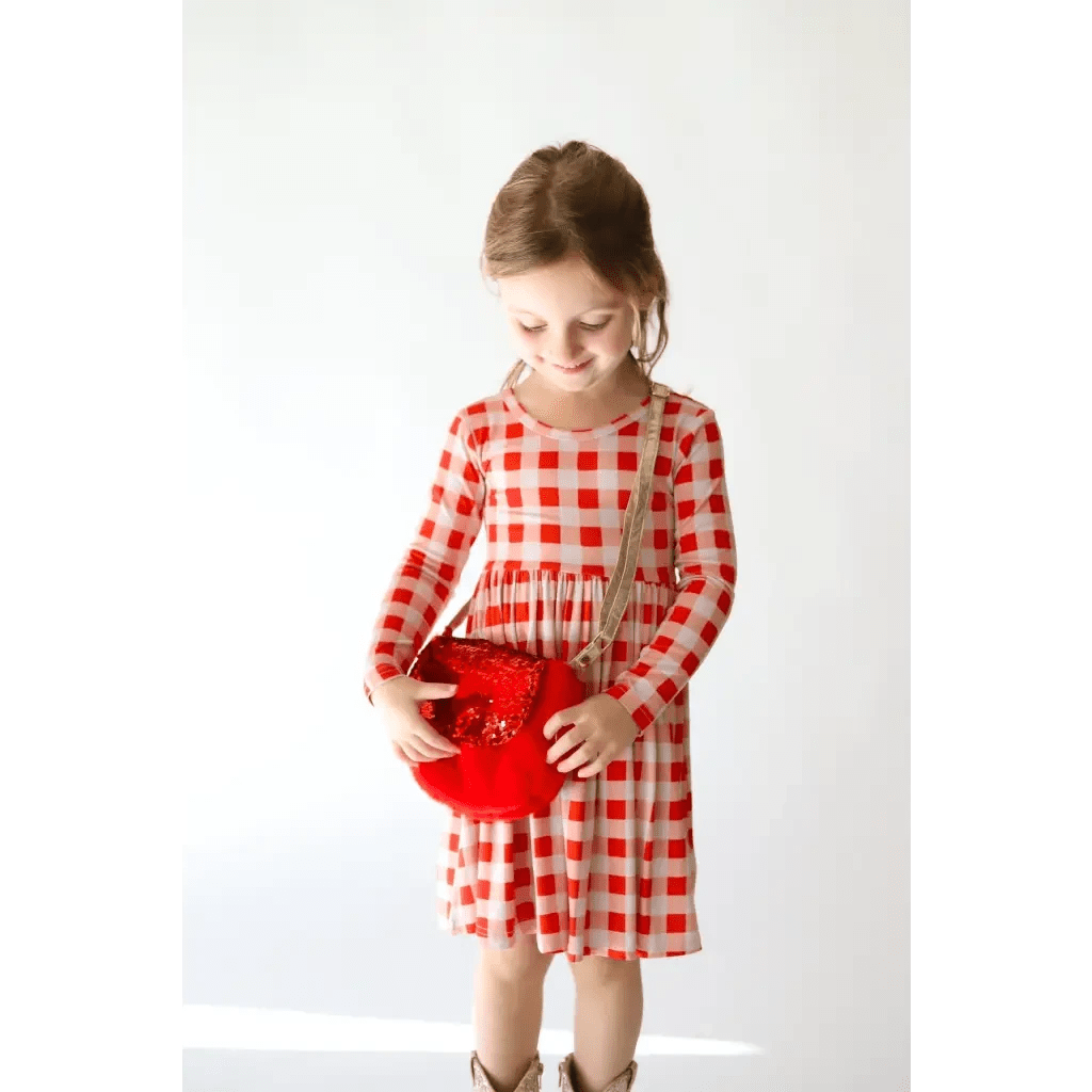 Kit Gingham Plaid Dress | Bamboo by Polished Prints