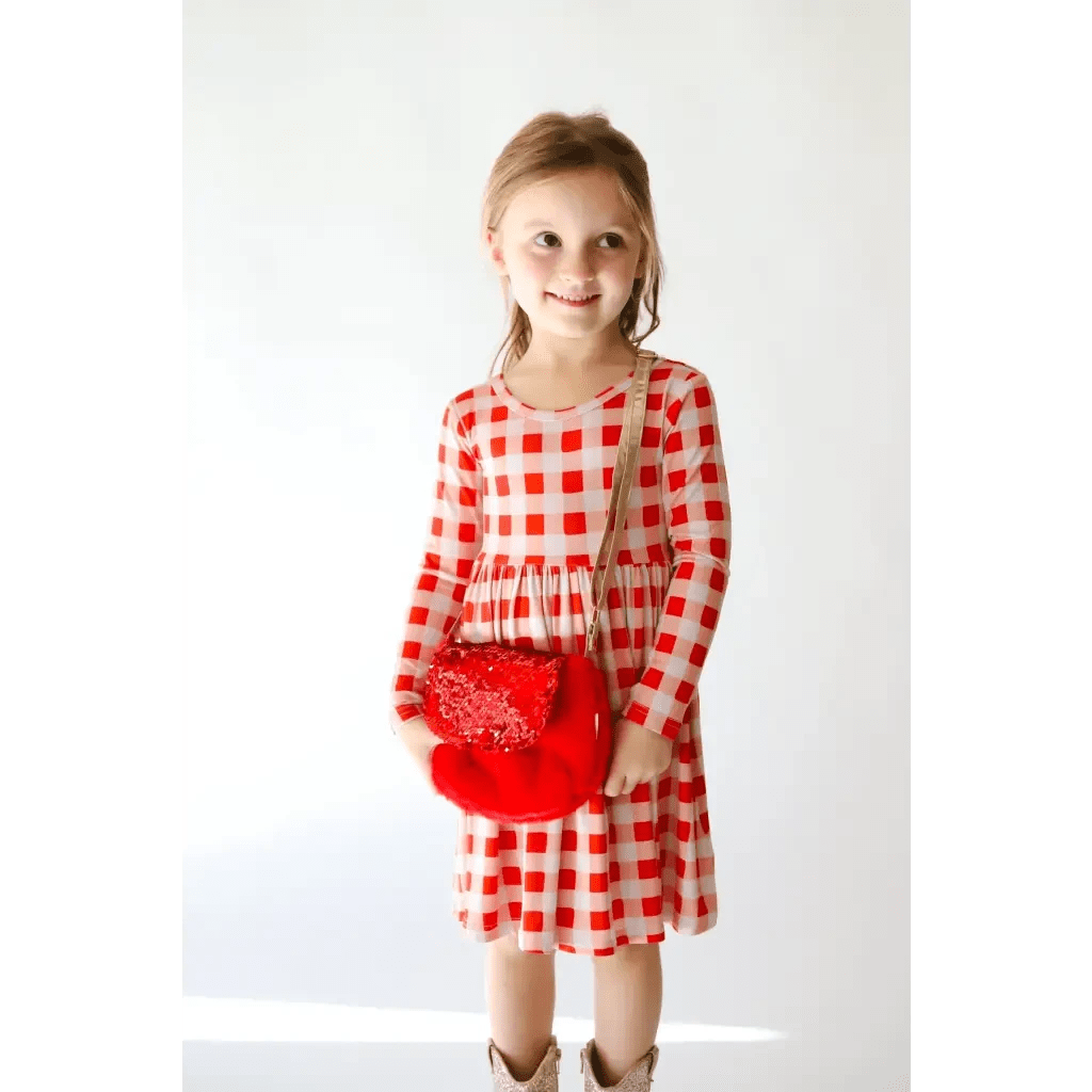 Kit Gingham Plaid Dress | Bamboo by Polished Prints