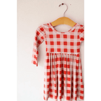 Kit Gingham Plaid Dress | Bamboo by Polished Prints