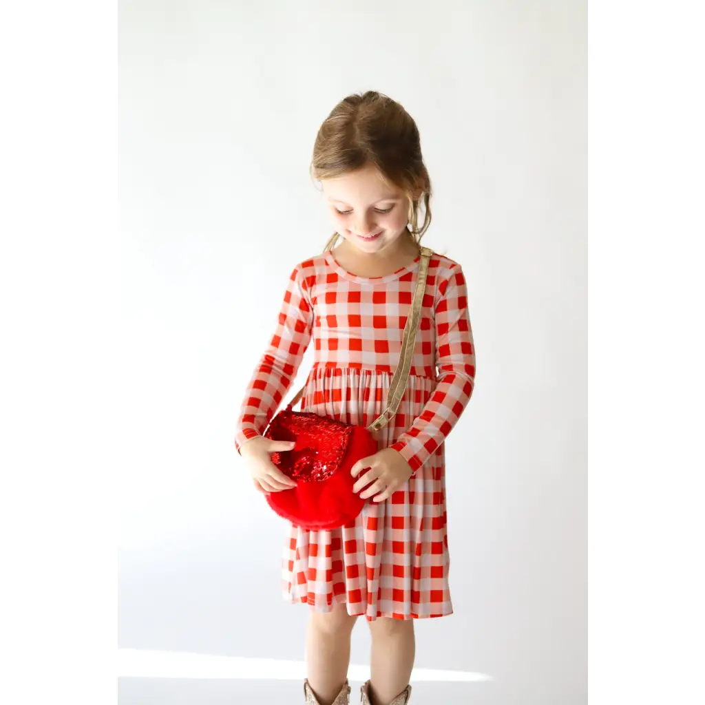 Kit Gingham Plaid Dress | Bamboo