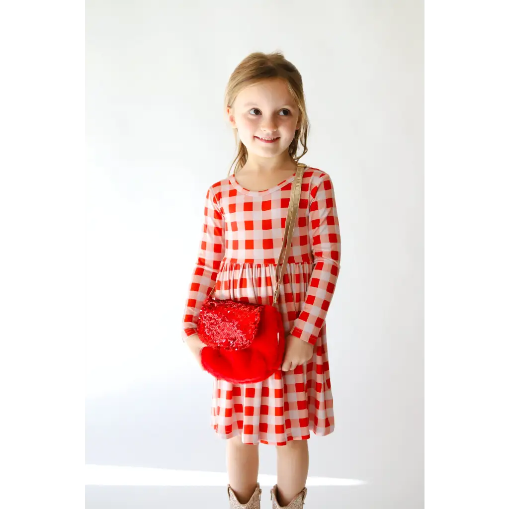 Kit Gingham Plaid Dress | Bamboo