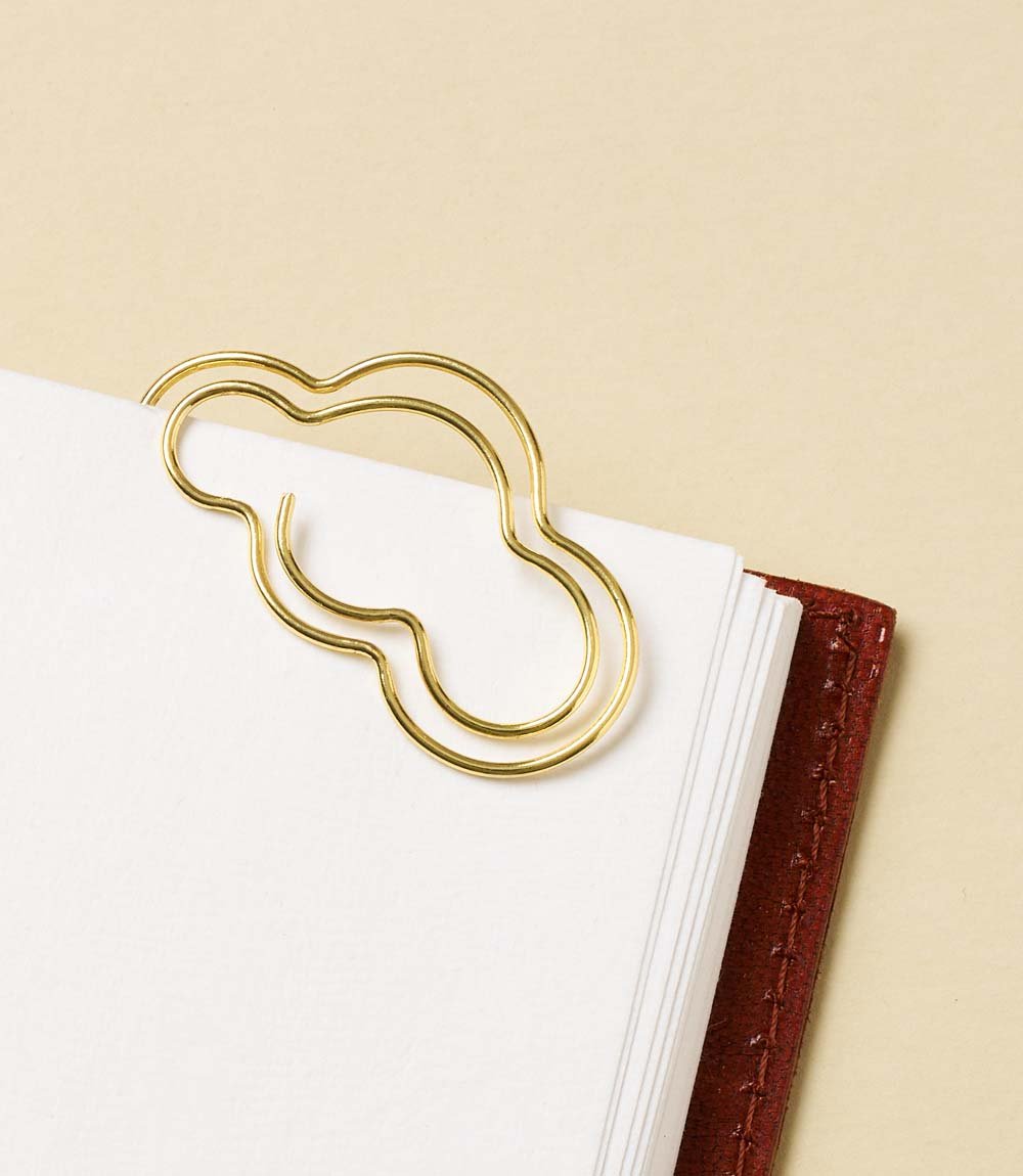 Kitaab Cloud Wire Bookmark - Gold HME stock line La Vie Bien Kitaab Cloud Wire Bookmark - Gold