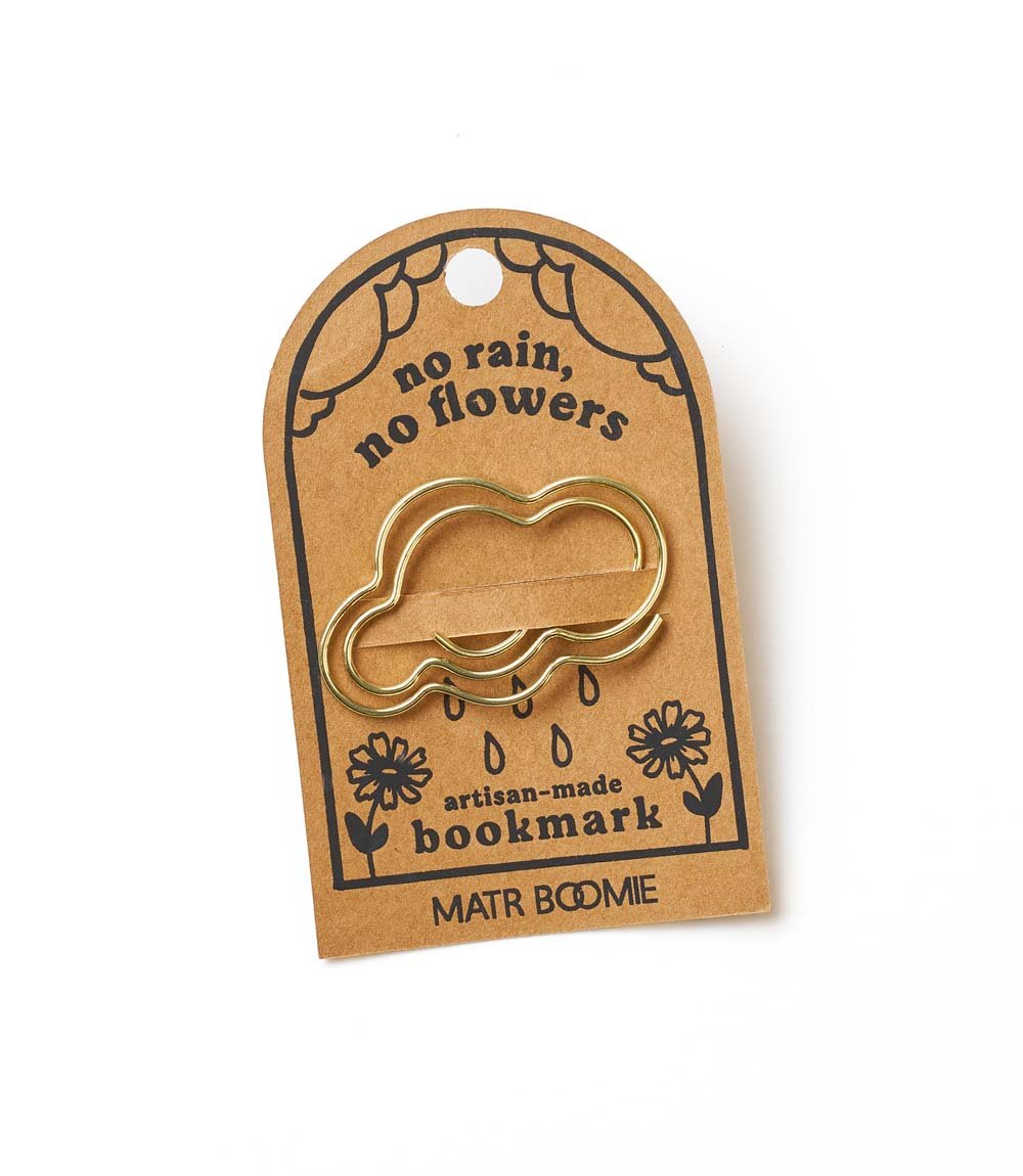 Kitaab Cloud Wire Bookmark - Gold HME stock line La Vie Bien Kitaab Cloud Wire Bookmark - Gold