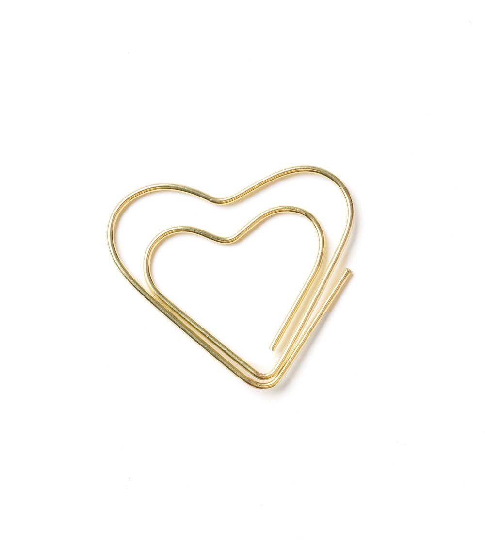 Kitaab Heart Wire Bookmark - Gold HME stock line La Vie Bien Kitaab Heart Wire Bookmark - Gold