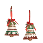 Kitschmas Fun Set/2 Bell Ornaments by Bethany Lowe Designs Seasonal Decor, Christmas La Vie Bien Kitschmas Fun Set/2 Bell Ornaments by Bethany Lowe Designs