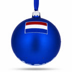 Rijksmuseum, Amsterdam, Netherlands Glass Ball Christmas Ornament 4 Inches