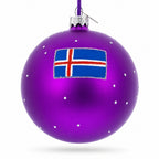 Blue Lagoon, Iceland Glass Ball Christmas Ornament 4 Inches