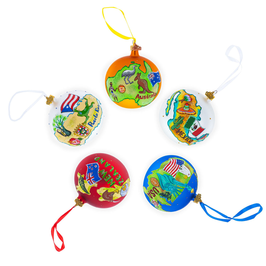 Pamukkale Thermal Pools, Turkey Glass Ball Christmas Ornament