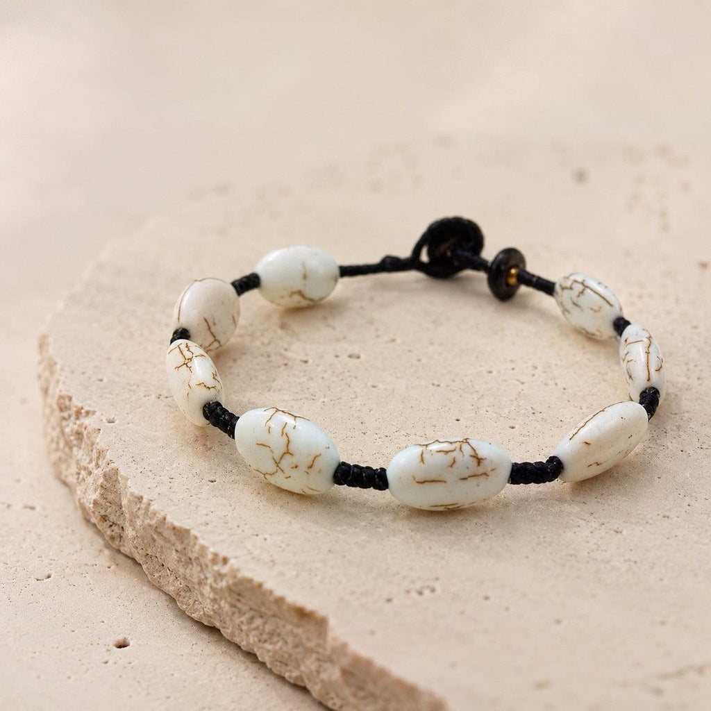 Knotted Circle Bead Adjustable Bracelet - Thailand Jewelry La Vie Bien Knotted Circle Bead Adjustable Bracelet - Thailand