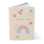 Korean 새로운 시작 A New Beginning Pastel Rainbow Hardcover Journal for mindful journaling, back to school Paper products La Vie Bien Korean 새로운 시작 A New Beginning Pastel Rainbow Hardcover Journal for mindful journaling, back to school