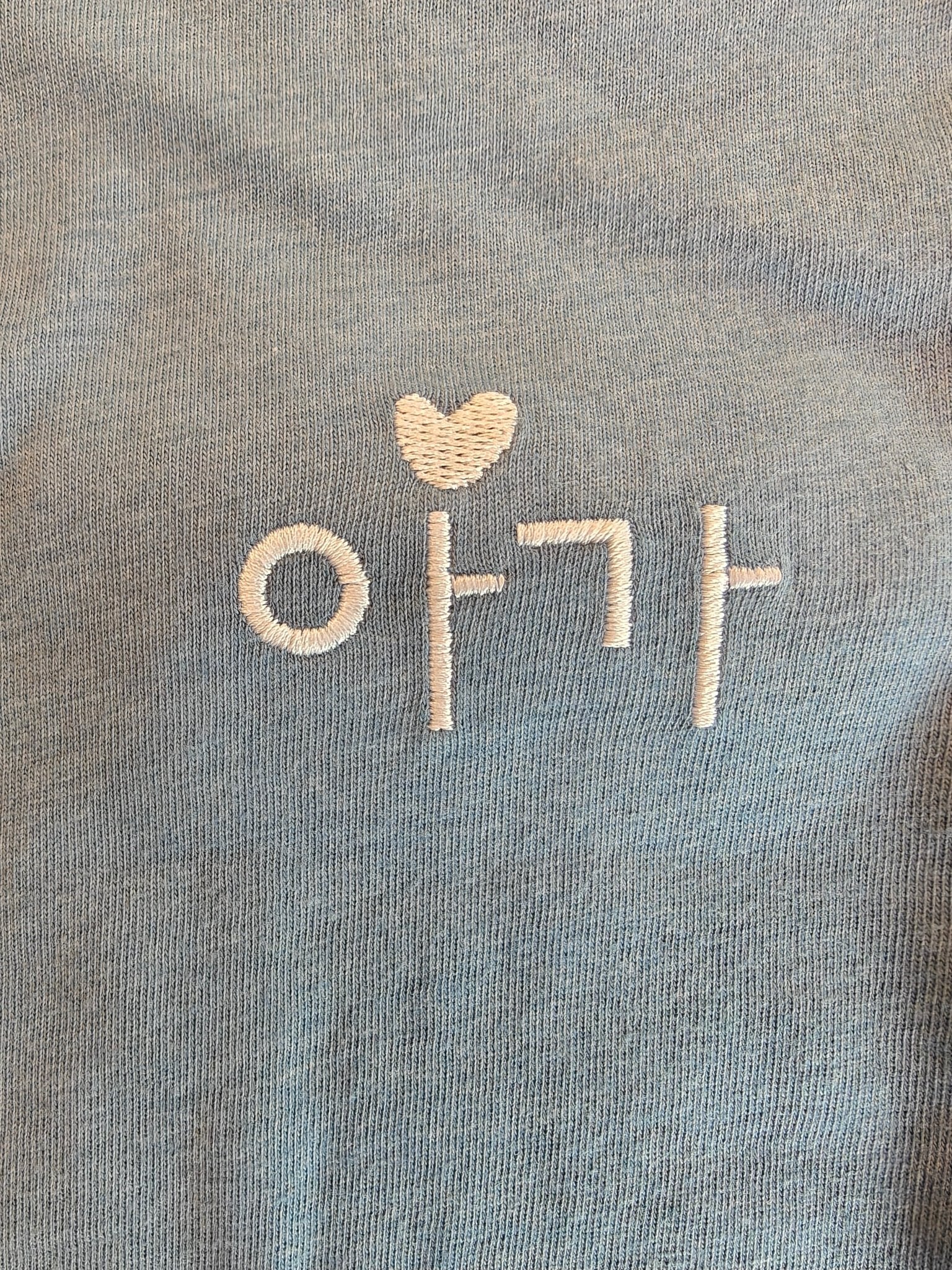 Korean 아가 embroidered Aga (baby/little one) Baby jersey bodysuit Baby bodysuit La Vie Bien Korean 아가 embroidered Aga (baby/little one) Baby jersey bodysuit