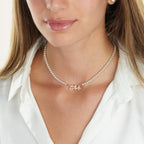 Korean Full Pearls Name Necklace