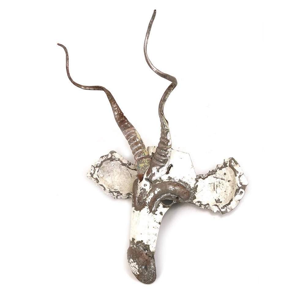 Kudu Animal Mask - Recycled Metal Wall Art La Vie Bien Kudu Animal Mask - Recycled Metal Wall Art