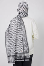 Kuffiyeh Printed Chiffon Hijab La Vie Bien Kuffiyeh Printed Chiffon Hijab
