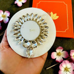 Kundan T Light Holder with Box Base Marble - Housewarming/Host Gift /Diwali Gift La Vie Bien Kundan T Light Holder with Box Base Marble - Housewarming/Host Gift /Diwali Gift