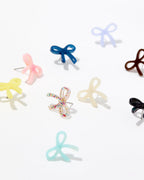 Kylie Bow Earrings - Iridescent