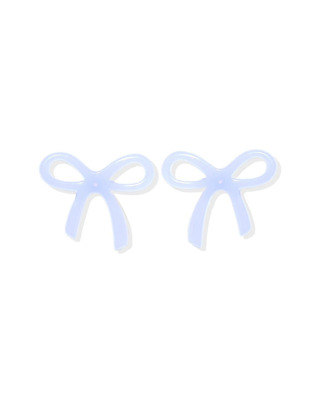 Kylie Bow Earrings - Lavender Haze