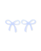 Kylie Bow Earrings - Lavender Haze