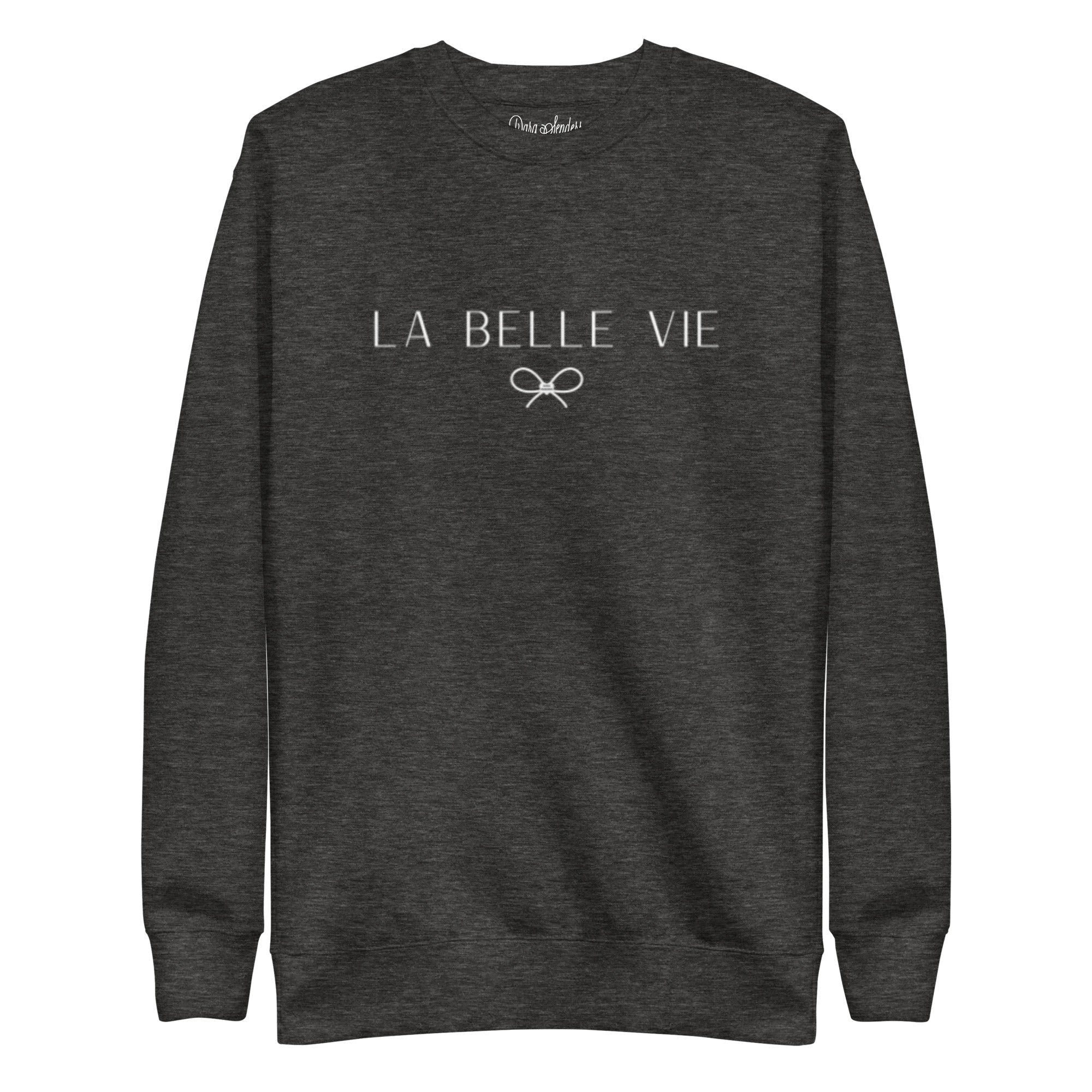 LA BELLE VIE SWEATSHIRT • EMBROIDERED PULLOVER by DARA SENDERS