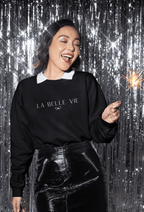 LA BELLE VIE SWEATSHIRT • EMBROIDERED PULLOVER by DARA SENDERS