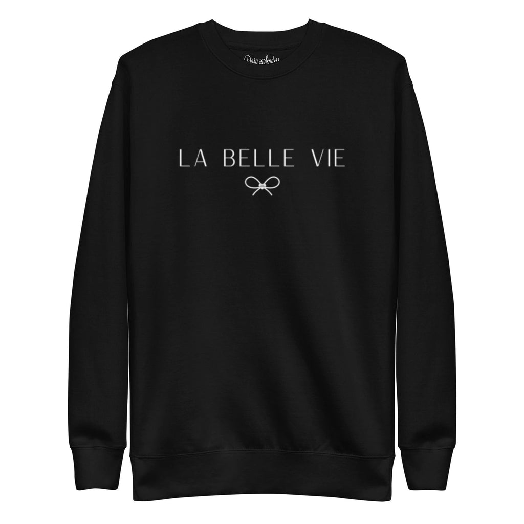 LA BELLE VIE SWEATSHIRT • EMBROIDERED PULLOVER by DARA SENDERS