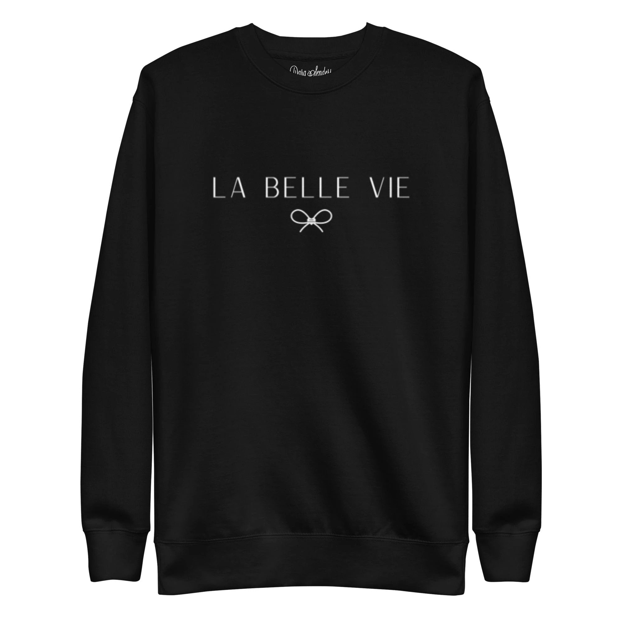 LA BELLE VIE SWEATSHIRT • EMBROIDERED PULLOVER by DARA SENDERS