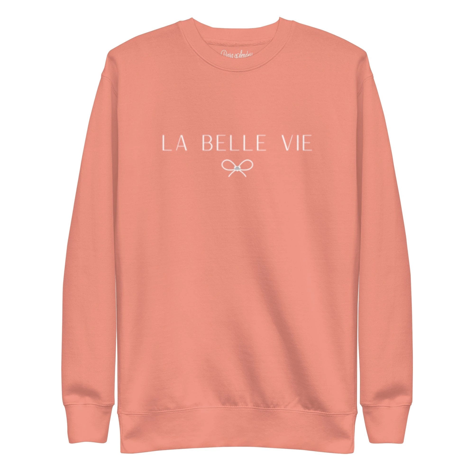 LA BELLE VIE SWEATSHIRT • EMBROIDERED PULLOVER by DARA SENDERS