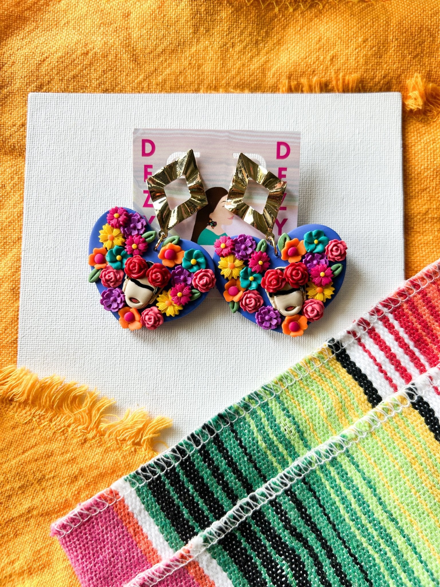 La Frida Earrings La Vie Bien La Frida