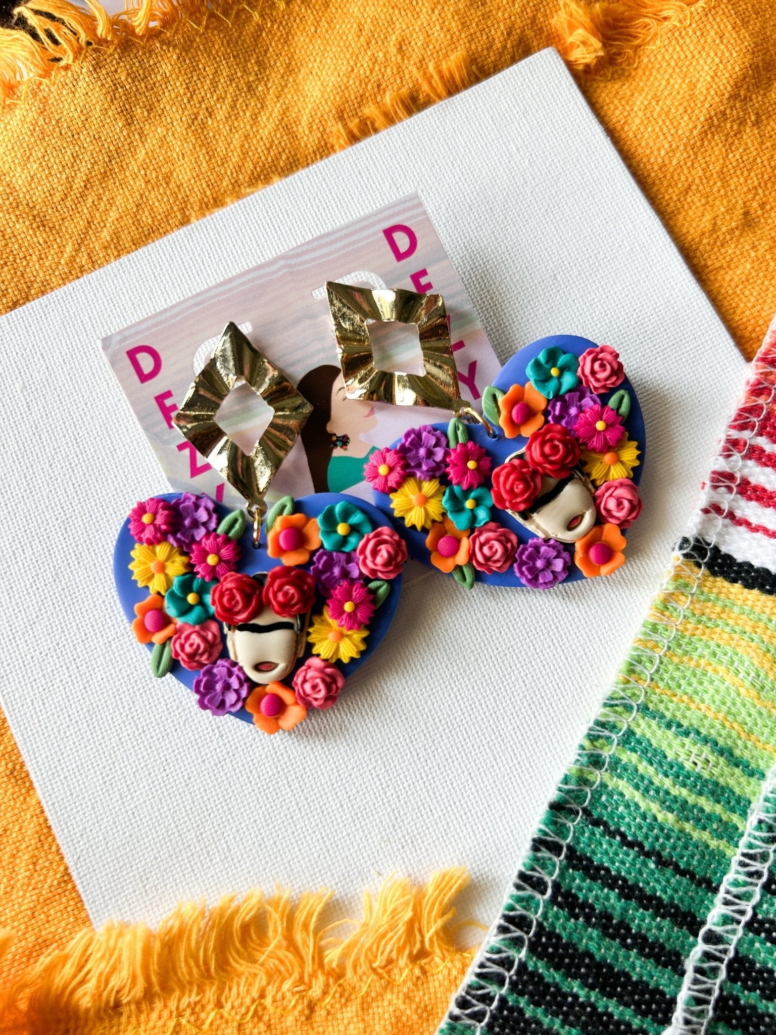La Frida Earrings La Vie Bien La Frida