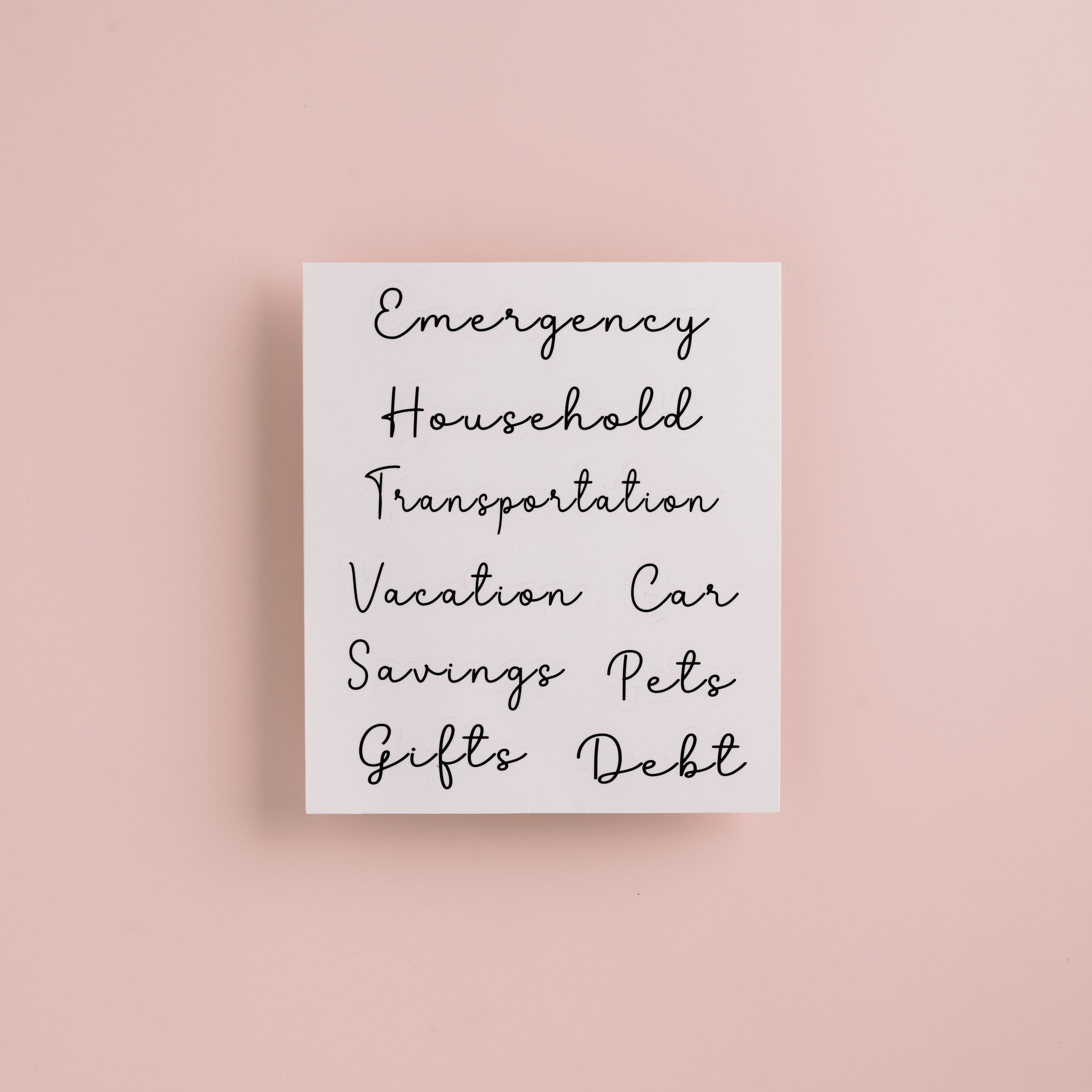 Self Care Budget Binder Kit