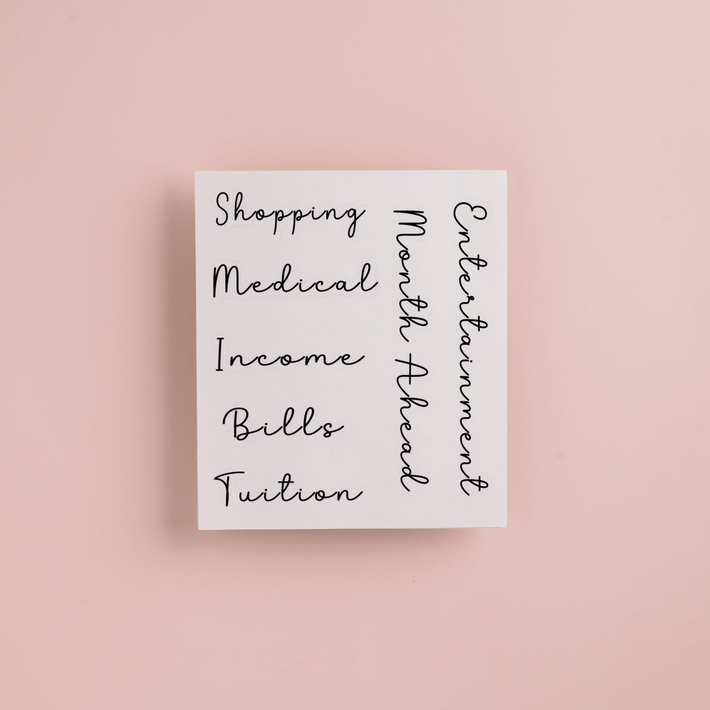 Self Care Budget Binder Kit