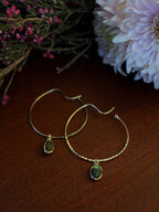 Labradorite Hoops