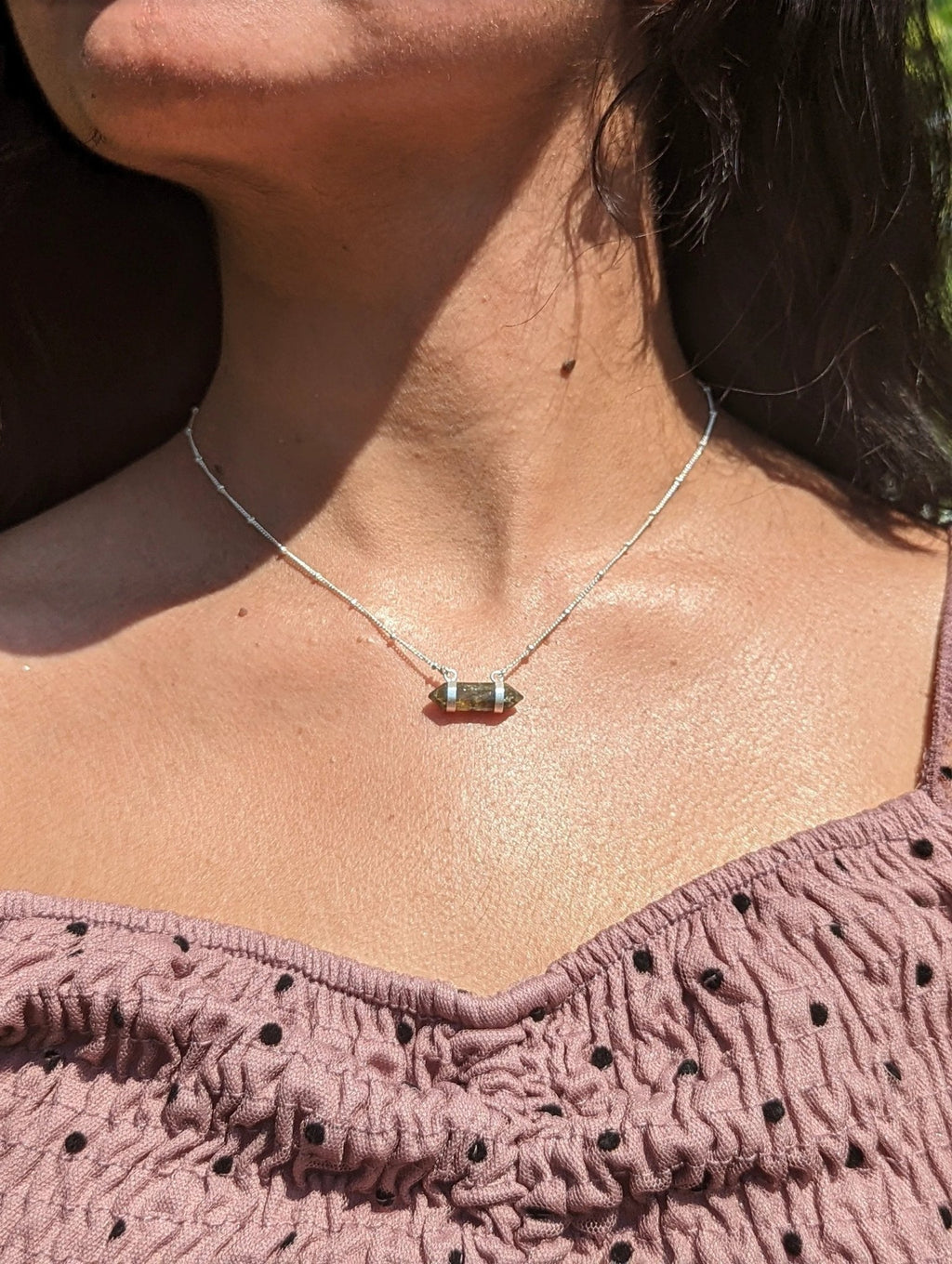 Labradorite Point Necklace by Ash & Rose