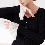 Lace Bell Cuff Sleeves (MAC419) La Vie Bien Lace Bell Cuff Sleeves (MAC419)