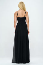 Lace Detail Bustier Floor Length Maxi Dress Dress La Vie Bien Lace Detail Bustier Floor Length Maxi Dress
