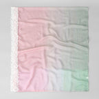 Lace Trim Print Hijab Shawl(MH231)