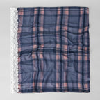 Lace Trim Print Hijab Shawl(MH231)