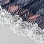 Lace Trim Print Hijab Shawl(MH231) La Vie Bien Lace Trim Print Hijab Shawl(MH231)