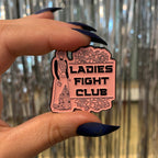Ladies Fight Club Enamel Pin Victorian Funny Lapel Pin Brooches & Lapel Pins La Vie Bien Ladies Fight Club Enamel Pin Victorian Funny Lapel Pin