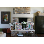 Lady Liberty Hand - Embroidered Pillow Pillows La Vie Bien Lady Liberty Hand - Embroidered Pillow