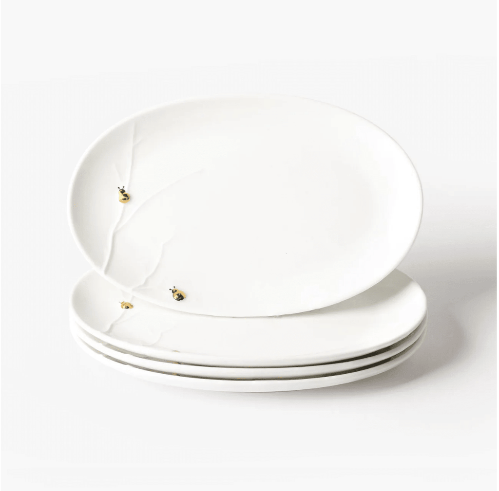 Ladybug Mini Oval Plates Plate La Vie Bien Ladybug Mini Oval Plates