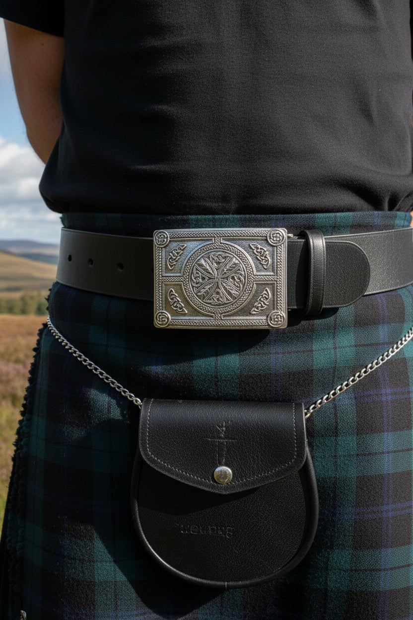 Laird Celtic Kilt Belt Buckle - Handmade in Scotland Belt Buckle La Vie Bien Laird Celtic Kilt Belt Buckle - Handmade in Scotland
