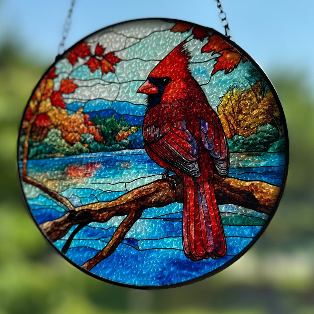 Lakeside Cardinal Suncatcher Gifts La Vie Bien Lakeside Cardinal Suncatcher